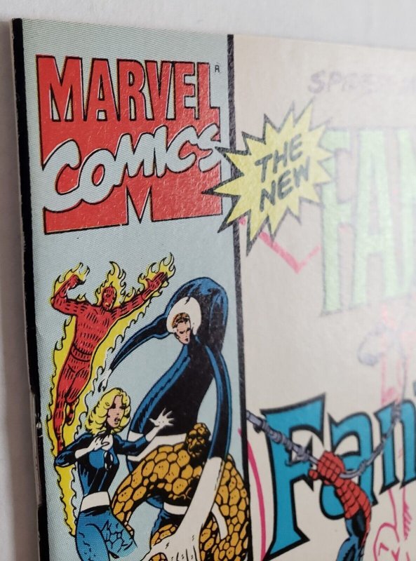 Fantastic Four #374 FF vs. FF Secret Defenders App. 1993 Very Fine