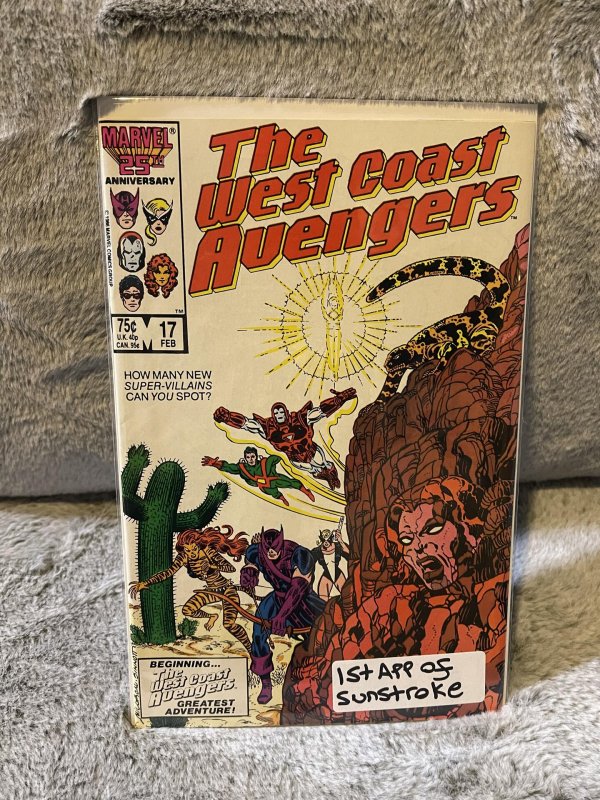 West Coast Avengers #17 (1987) 1st App of Sunstroke