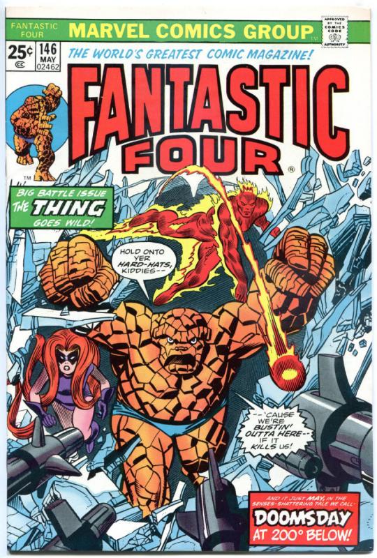 FANTASTIC FOUR #146, NM-, Medusa, Doomsday, Ross Andru, 1961, more in store