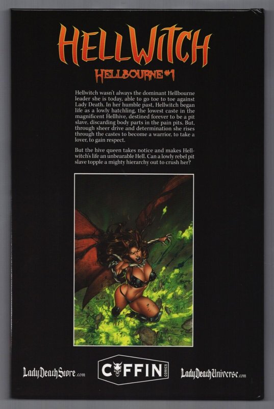 Hellwitch Hellbourne #1 Hardcover Signed by Pulido (Coffin, 2019) NM 