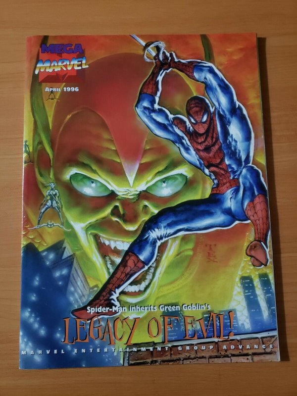 Mega Marvel Magazine APRIL 1996 ~ NEAR MINT NM ~ Marvel Spider-Man Legacy