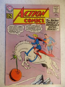 ACTION COMICS # 293 DC SUPERMAN ADVENTURE SUPERGIRL ORIGIN COMET SWAN ART