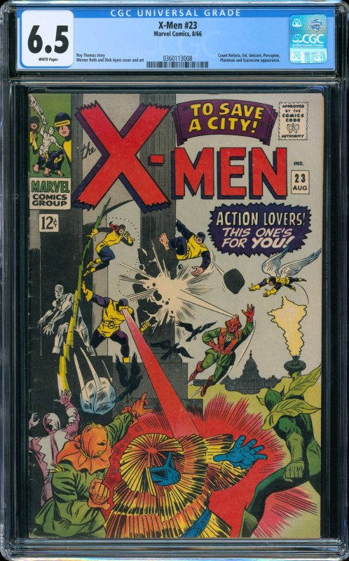 The X-Men #23 (1966) CGC 6.5 | Comic Books - Silver Age, Marvel, X-Men,  Superhero