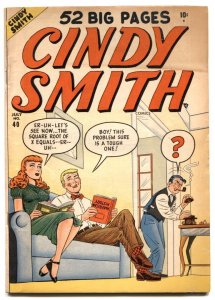 Cindy Smith #40 1950- Final issue- Rare Timely Teen Humor