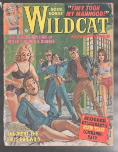 MAG: Wildcat Adventures Magazine 10/1962-Spicy Prison Break cover- G