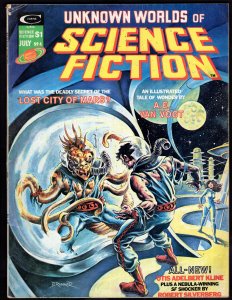 Unknown Worlds of Science Fiction #4 (1975)Bronze Age Magazine