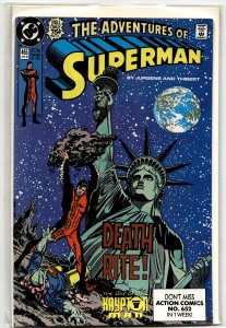 Adventures of Superman #465 (1990) Superman