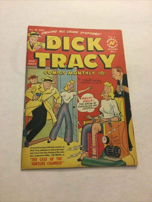 Dick Tracy Comics Monthly 28 Fn Fine 6.0 Harvey Comics