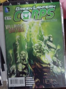 GREEN LANTERN CORPS  # 2 annual    2014 DC   new 52 durlan war
