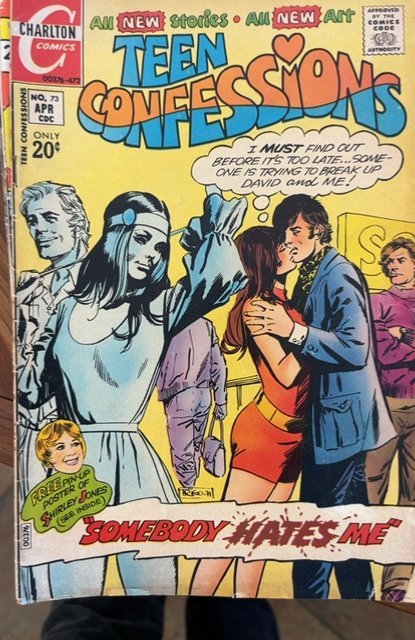 Teen Confessions #73 (1972) Shirley Jones 