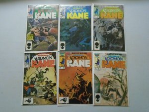 Solomon Kane set #1-6 8.0 VF (1985)