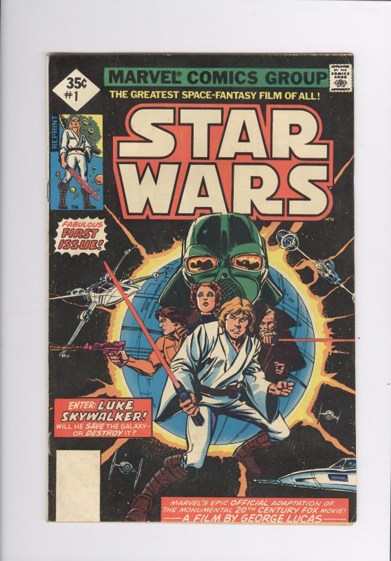 Star Wars # 1, 2 & 3  Lot of 3 F-VF (1977) High Grade Early Issues (Reprints)