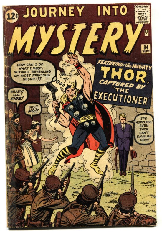 JOURNEY INTO MYSTERY #84 First appearance JANE FOSTER-Thor-comic book