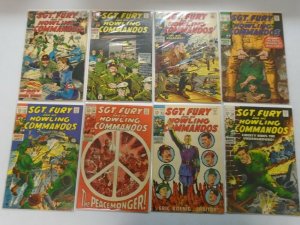 Silver age Sgt. Fury lot 56 different from #3-91 inc. annuals 4.0 VG (1964-71)