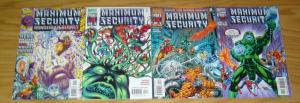 Maximum Security #1-3 VF/NM complete series + dangerous planet - avengers set