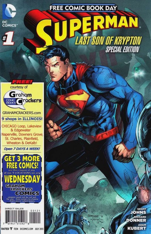Superman: The Last Son of Krypton FCBD #1A (4th) FN ; DC | Graham Crackers