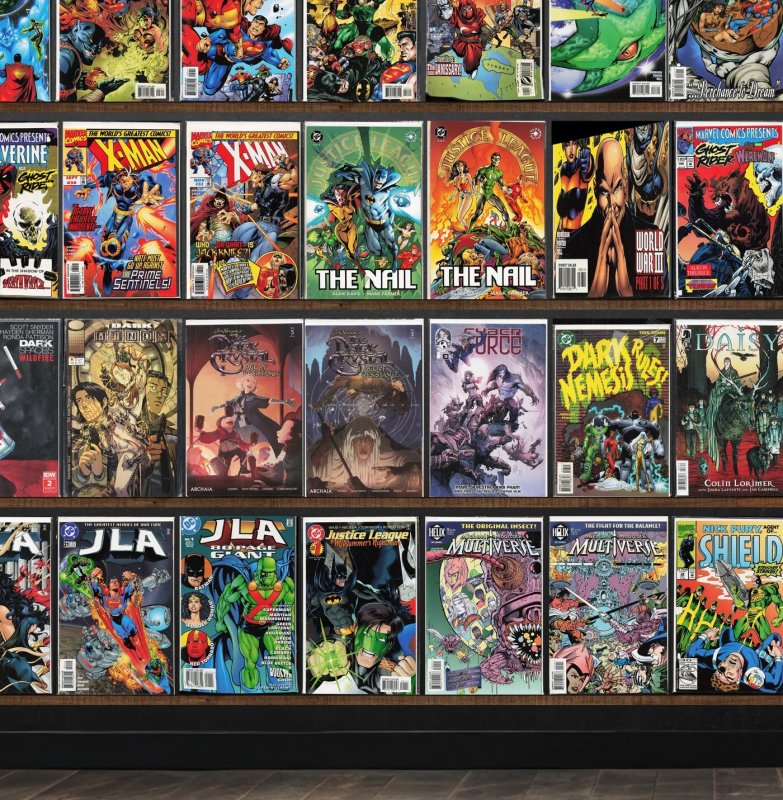 Huge Lot 140+ Comics with Martian Manhunter, Jla & More!