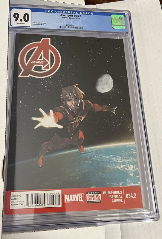 Avengers #34.2 (2015) CGC 9.0
