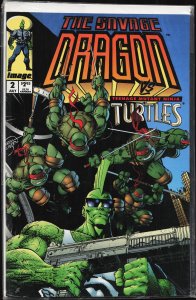 Savage Dragon #2 (1993) Teenage Mutant Ninja Turtles