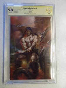 CONAN THE BARBARIAN # 1 MARVEL 2019 CBCS SIGNED PARRILLO 9.8. FANTASY ADVENTURE
