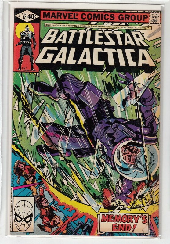 BATTLESTAR GALACTICA (1979 MARVEL) #12 VF- A00680