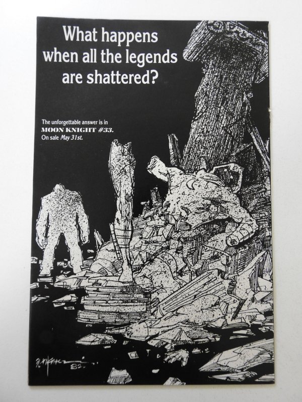 Moon Knight #32 (1983) VG+ Condition rust on staples