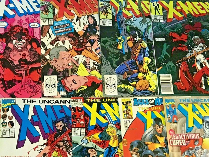 UNCANNY X-MEN#174-390 VG-VF LOT (34 BOOKS) 1985  MARVEL COMICS