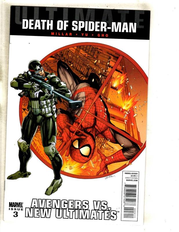 11 Comics Ultimate Death Of Spider-Man 1 2 3 4 5 6 Ultimates 1 War 1 2 3 4 CJ9