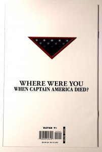 Captain America #25 (9.4, 2007) 2nd Print Variant, Death of Cap and 1st Team-...