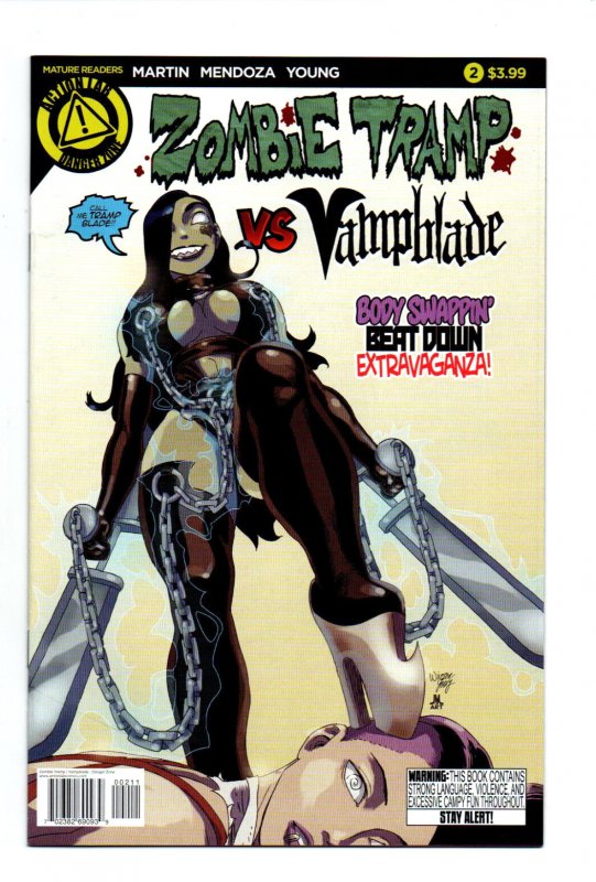 Zombie Tramp vs Vampblade #1 2 & 3 complete set - Action Lab - 2015 - NM