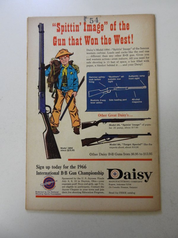 Showcase #63 (1966) FN+ condition stamp back cover