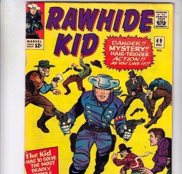 Rawhide Kid 49 strict FN/VF- 7.0 High-Grade Tons more Marvel Westerns up now