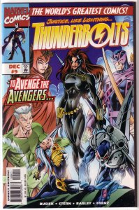 Thunderbolts (vol. 1, 1997) #  9 VF Busiek/Bagley, Black Widow
