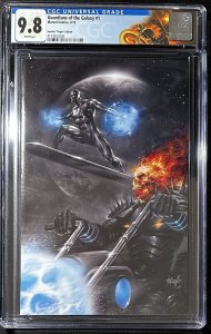 ?? Guardians of the Galaxy # 1 CGC 9.8 Cates - Parillo Color Splash Custom