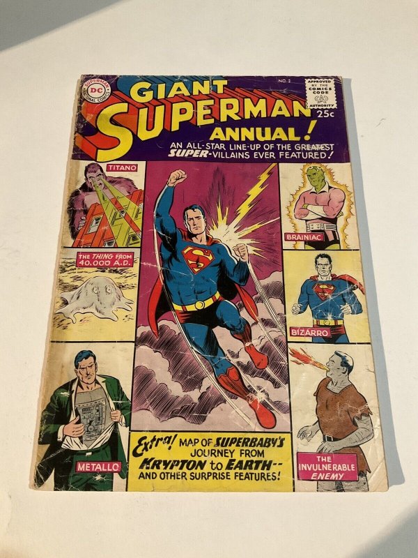 Superman Giant Annual 2 Gd Good 2.0 DC Comics
