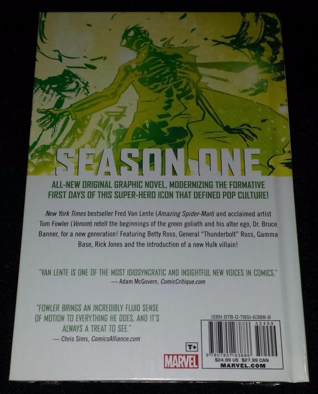 Hulk Season One Hardcover with Bonus Digital Code (Marvel) - New/Sealed!