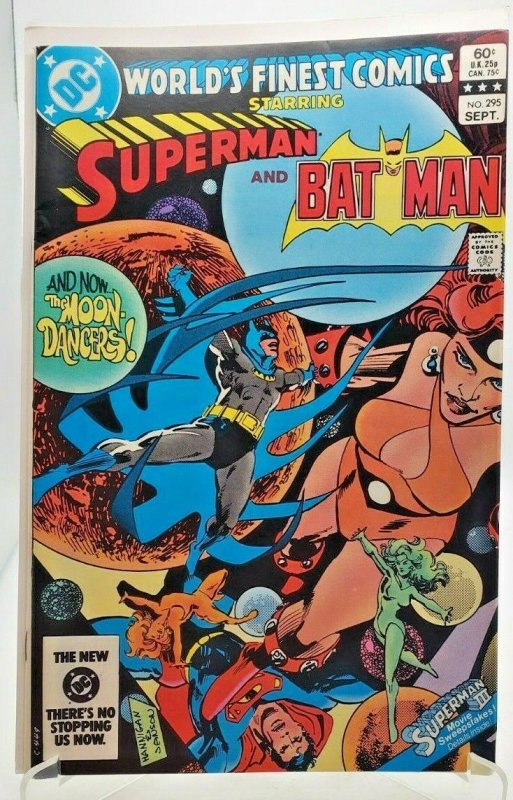 WORLDS FINEST Comics #295 (DC) (1983) Near Mint 