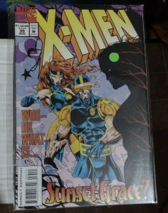 X MEN # 35 1994, Marvel DISNEY CYCLOPSE JEAN GRAY 1ST APPERANCE SUNSET GRACE KEY