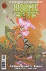 Atomic Robo and the Savage Sword of Dr. Dinosaur #4 VF/NM ; Red 5 | Volume 8