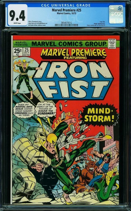 Marvel Premiere #25 (1975) CGC 9.4 NM