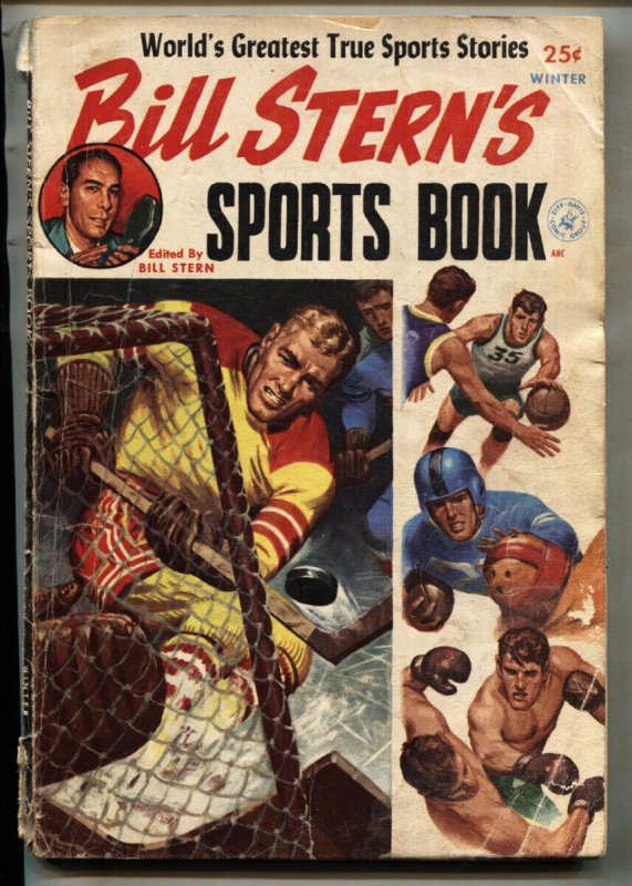 BILL STERN'S SPORTS BOOK #2 WINTER 1952-KINSTLER-KRIGSTEIN-comic book