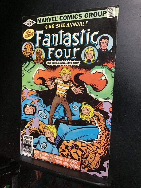 Fantastic Four Annual #14 (1977) Frank Ryan Richards!  Agatha Harkness!  VF/NM