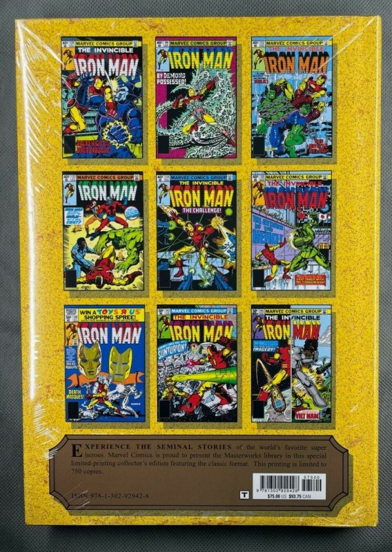 Marvel Masterworks: The Invincible Iron Man Volume 316 Gold Frame Variant HC