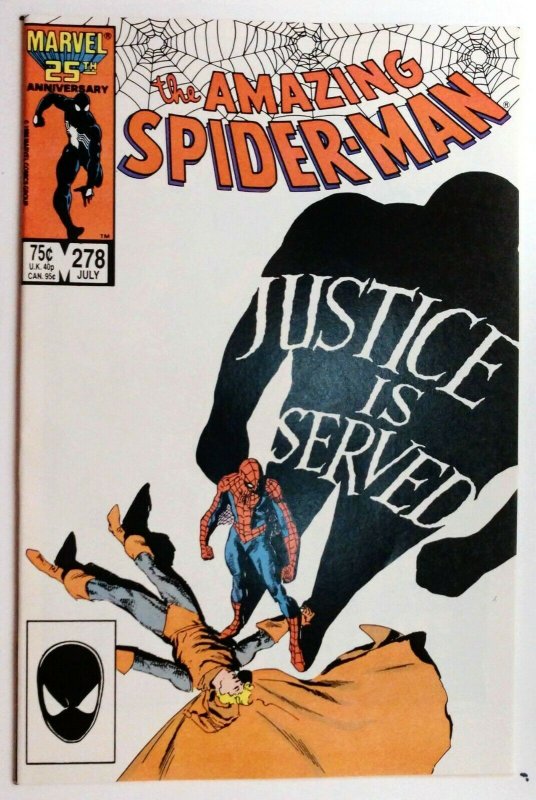 Amazing Spider-Man #278 (VF/NM, 1986) Death of Wraith