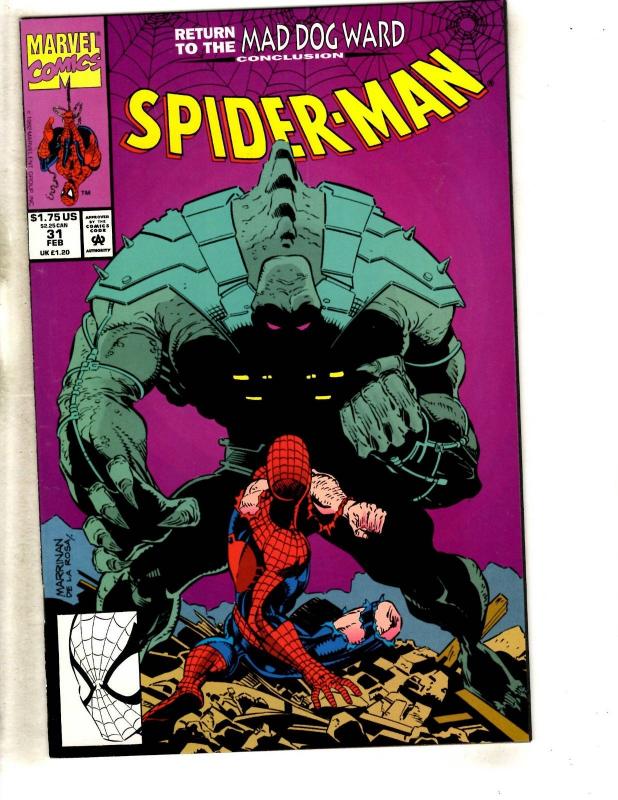 Lot Of 11 Spider-Man Marvel Comic Books # 31 32 33 (2) 34 35 36 37 38 39 40 CR58