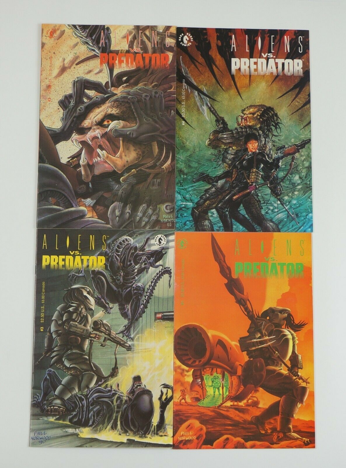 Aliens vs Predator #1-4 VF complete series - Dark Horse Comics 2 3