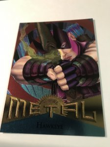 HAWKEYE #22 card : Marvel Metal 1995 Fleer Chromium; NM/M X-men Avengers, base