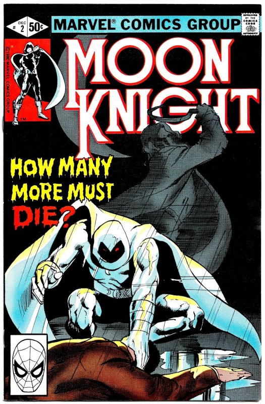 MOON KNIGHT vol1 #1 & 2 (1980) 8.0 VF  Origin and Intro!  Bill Sienkiewicz!