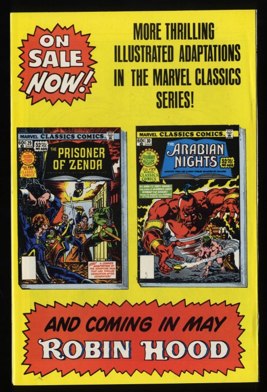 Marvel Classics Comics #33 NM 9.4
