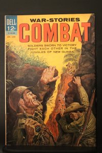 Combat #8 (1963) Mid-High-Grade FN/VF or better! Foxhole cover wow!